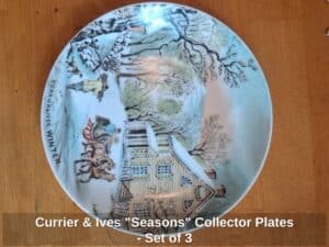 Currier-Ives-Seasons-Collector-Plates-Set-of-third-image