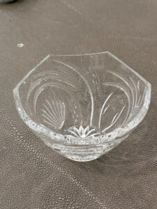 Cut-Crystal-Hexagonal-Bowl-with-Fan-and-Starburst-Motifs-second-image-2