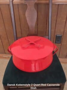 Dansk-Kobenstyle-Quart-Red-Casserole-Dish-second-image
