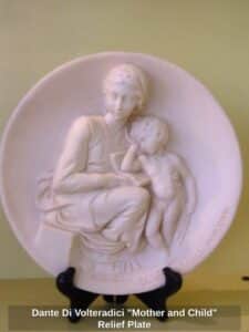 Dante-Di-Volteradici-Mother-and-Child-Relief-Plate