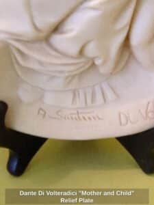 Dante-Di-Volteradici-Mother-and-Child-Relief-Plate-second-image