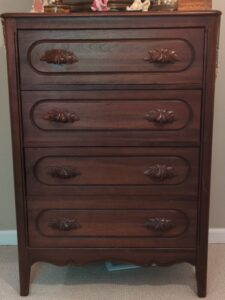 Davis-Cabinet-Company-Lillian-Russell-Collection-Walnut-Dresser-with-Mirror-third-image