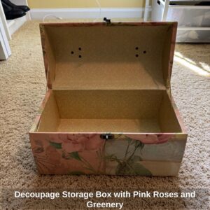 Decoupage-Storage-Box-with-Pink-Roses-and-Greenery