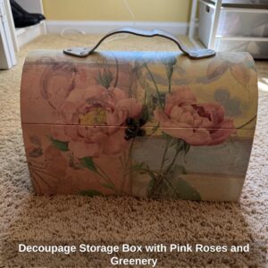 Decoupage-Storage-Box-with-Pink-Roses-and-Greenery-second-image