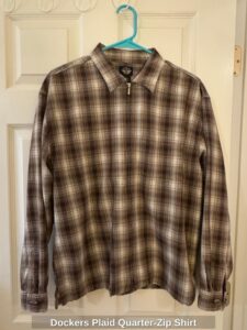 Dockers-Plaid-Quarter-Zip-Shirt