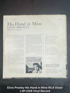 Elvis-Presley-His-Hand-in-Mine-RCA-Victor-LSP-Vinyl-Record-second-image