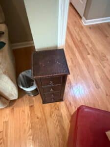 Embossed-Leather-Tall-Chest-of-Drawers-second-image