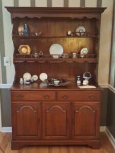Ethan-Allen-Early-American-Solid-Cherry-Hutch