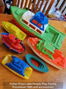 Fisher-Price-Little-People-Play-Family-Houseboat-and-accessories