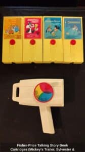 Fisher-Price-Talking-Story-Book-Cartridges-Mickeys-Trailer-Sylvester-Tweety-Lonesome-Ghosts-Cinderella-second-image