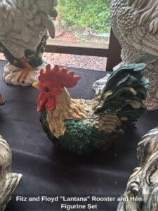 Fitz-and-Floyd-Lantana-Rooster-and-Hen-Figurine-Set