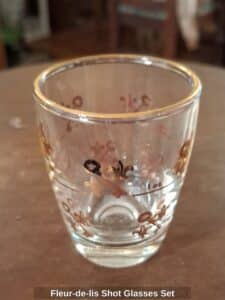 Fleur-de-lis-Shot-Glasses-Set