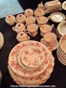 Floral-Pattern-China-Dinnerware-Set