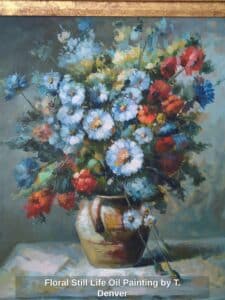 Floral-Still-Life-Oil-Painting-by-T.-Denver-third-image