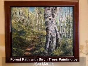 Forest-Path-with-Birch-Trees-Painting-by-Max-Martini