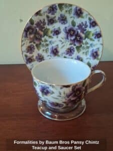 Formalities-by-Baum-Bros-Pansy-Chintz-Teacup-and-Saucer-Set