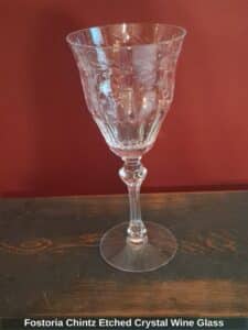 Fostoria-Chintz-Etched-Crystal-Wine-Glass