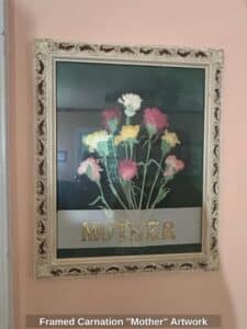 Framed-Carnation-Mother-Artwork