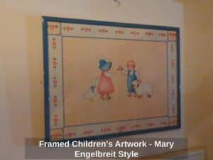 Framed-Childrens-Artwork-Mary-Engelbreit-Style