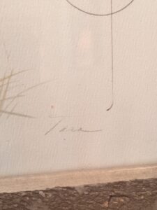 Framed-Elephant-and-Calf-Drawing-by-William-Tara-second-image