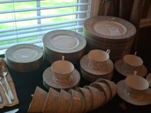 Franciscan-Renaissance-Grey-Bone-China-Dinnerware-Set