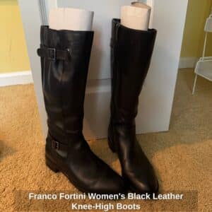 Franco-Fortini-Womens-Black-Leather-Knee-High-Boots