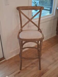 French-Country-Cross-Back-Bar-Stools-Set-of-second-image