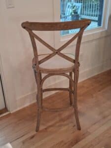 French-Country-Cross-Back-Bar-Stools-Set-of-third-image