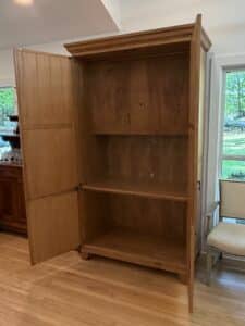 French-Country-Mirrored-Armoire-or-Cabinet-second-image