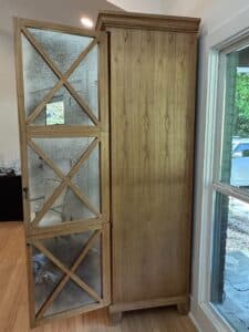 French-Country-Mirrored-Armoire-or-Cabinet-third-image