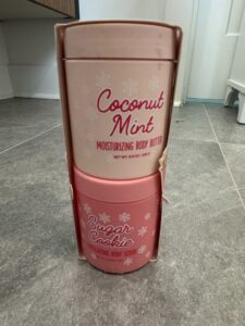 Frosted-Merry-Skin-Care-Duo-Coconut-Mint-Body-Butter-Sugar-Cookie-Body-Scrub