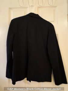 GAP-Womens-Black-Cotton-Blend-Jacket-third-image