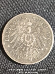 German-Empire-Mark-Coin-Wilhelm-II-Wrttemberg