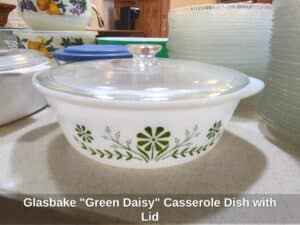 Glasbake-Green-Daisy-Casserole-Dish-with-Lid