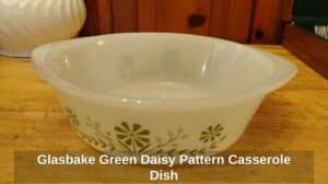 Glasbake-Green-Daisy-Pattern-Casserole-Dish