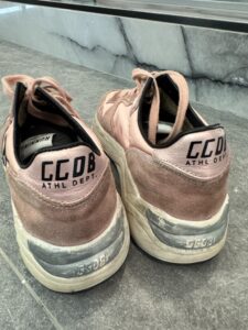 Golden-Goose-Running-Sole-Sneakers-Pink-Suede-and-Nylon-second-image