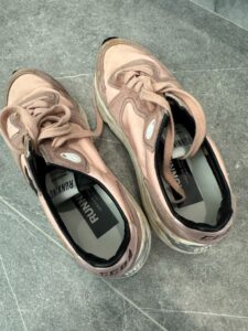 Golden-Goose-Running-Sole-Sneakers-Pink-Suede-and-Nylon-third-image