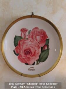 Gorham-Cherish-Rose-Collector-Plate-All-America-Rose-Selections