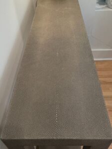 Gray-Shagreen-Console-Table-with-Lower-Shelf-second-image-1