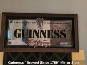 Guinness-Brewed-Since-Mirror-Sign