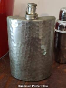 Hammered-Pewter-Flask