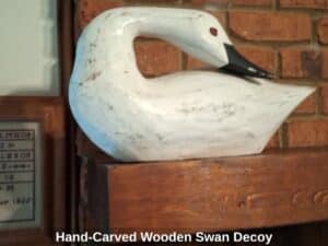 Hand-Carved-Wooden-Swan-Decoy