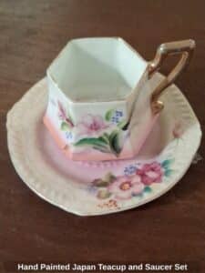 Hand-Painted-Japan-Teacup-and-Saucer-Set