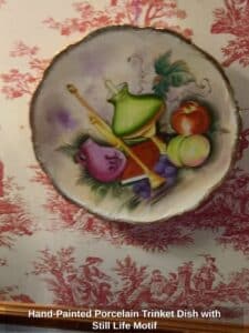 Hand-Painted-Porcelain-Trinket-Dish-with-Still-Life-Motif