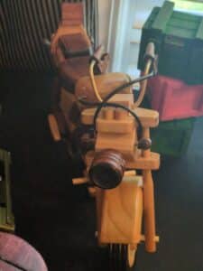 Handcrafted-Wooden-Motorcycle-Model-third-image