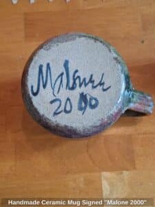 Handmade-Ceramic-Mug-Signed-Malone