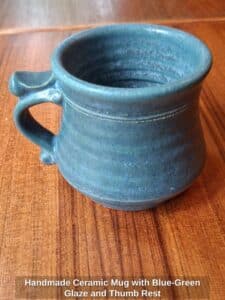 Handmade-Ceramic-Mug-with-Blue-Green-Glaze-and-Thumb-Rest
