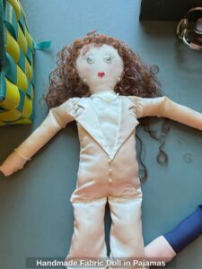 Handmade-Fabric-Doll-in-Pajamas