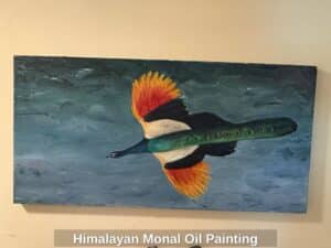 Himalayan-Monal-Oil-Painting