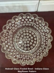 Hobnail-Glass-Footed-Bowl-Indiana-Glass-Mayflower-Pattern-second-image